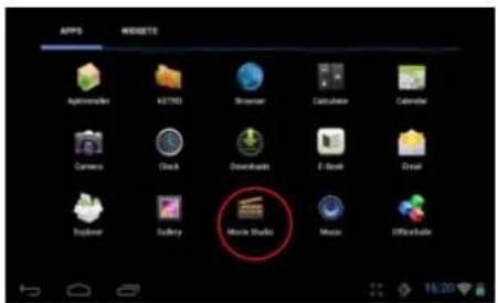 MEMUP PocketPad 4.3 Mini Tablet - REALISER DES CLIPS - 1