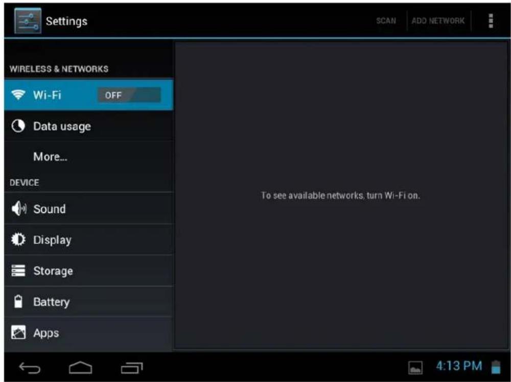 MEMUP PocketPad 4.3 Mini Tablet - PARAMÉTRES - 1