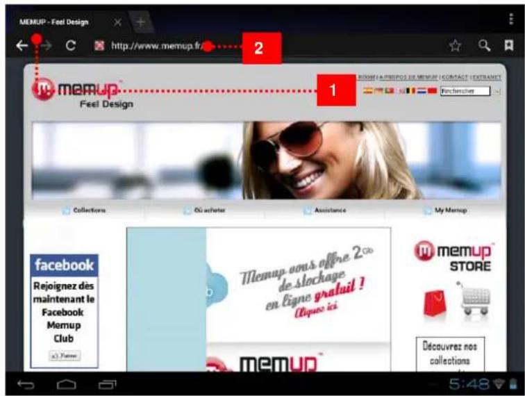 MEMUP PocketPad 4.3 Mini Tablet - NAVIGATION INTERNET - 1