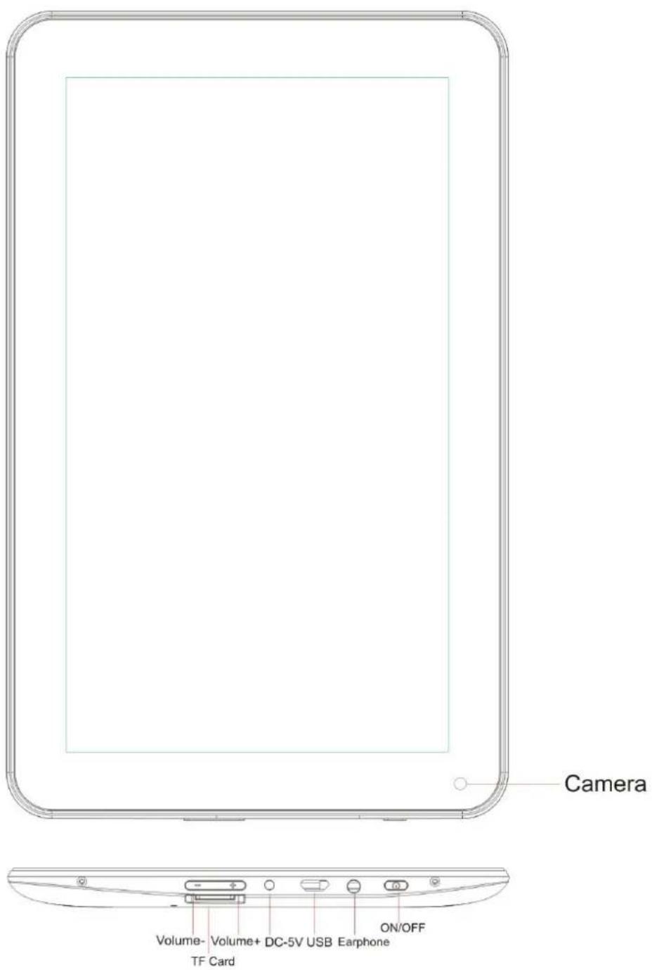 LENCO TAB900 - Découvrir la tablette - 1