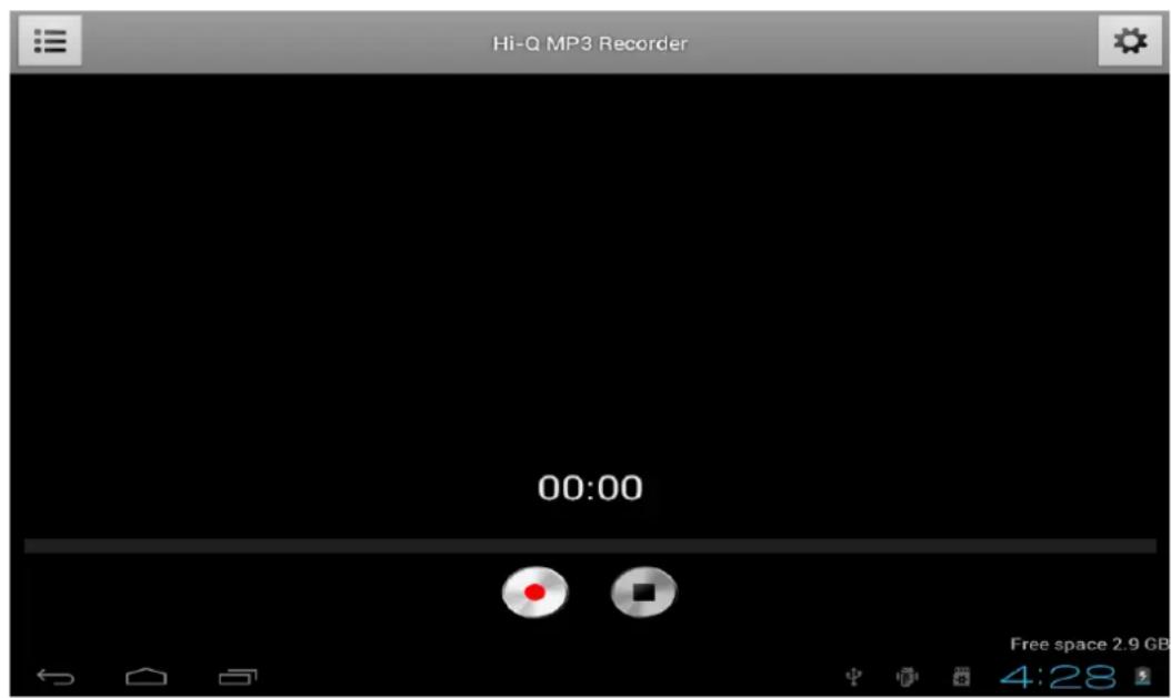 LENCO TAB704 - Hi-Q MP3 Recorder - 1