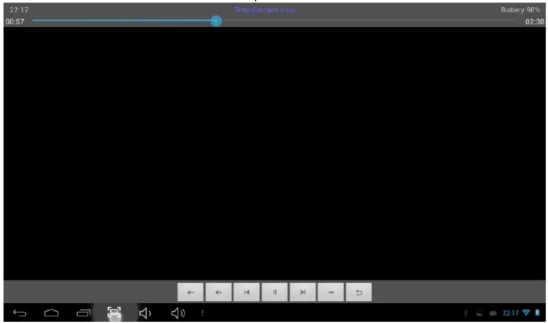 LENCO TAB705 - Regarder une video - 1