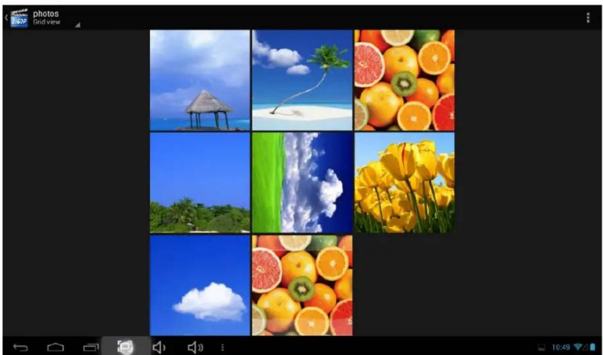 LENCO TAB705 - Visualiser des photos - 1