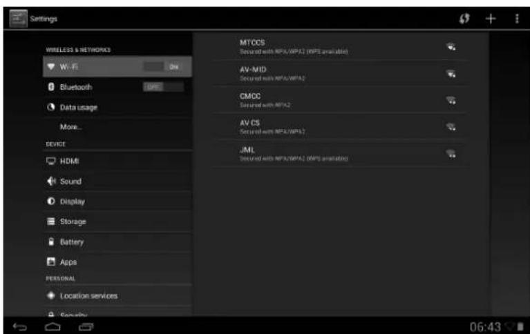 LENCO TAB1035 - Connexion WIFI - 1
