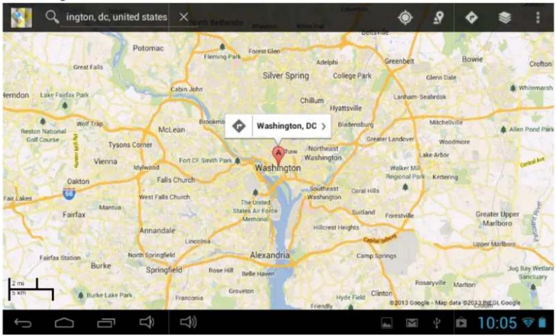 LENCO TAB1020 - Google Maps - 1
