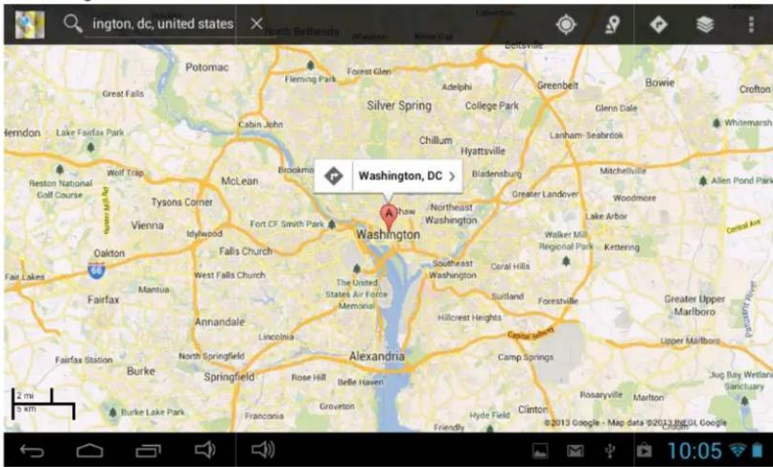 LENCO TAB1022 - Google Maps - 1