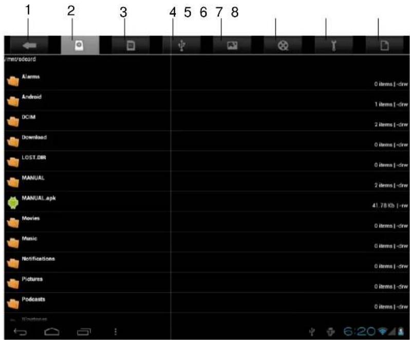 LENCO TAB1022 - Dateimanager - 2