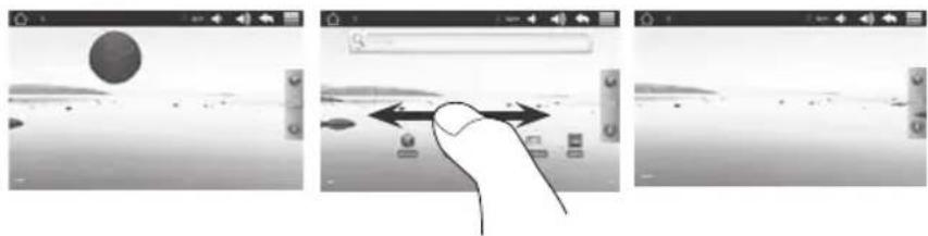 LENCO TAB 1011 - The extended Home screen - 1