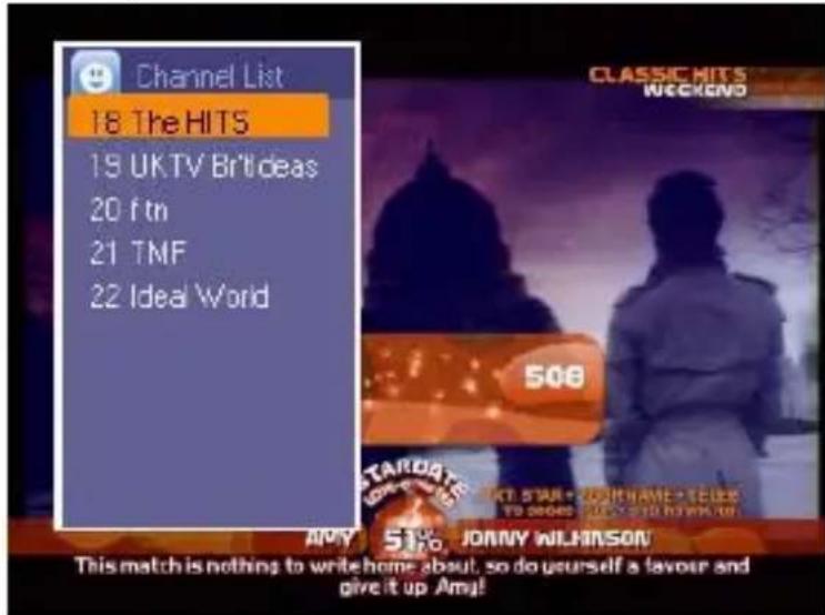 LENCO TFT351 - Lista de canales de TV - 1