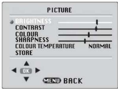 BEKO BCT 370 FST - Picture menu (Green button) - 1