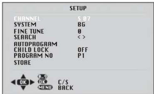 BEKO BCT 355 RF - Automatic tuning (Autoprogram) - 1