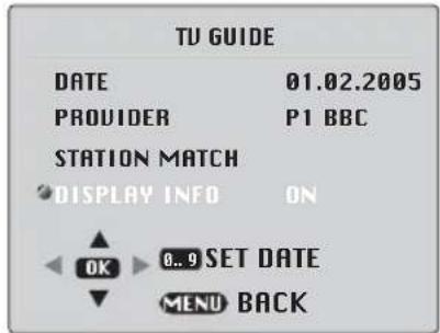 BEKO BCT 355 RF - TV GUIDE (optional) - 4