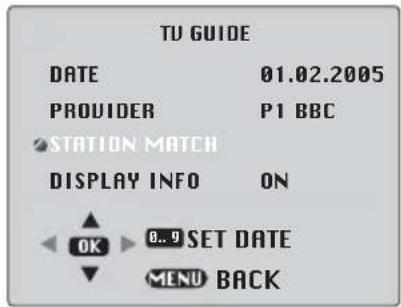 BEKO BCT 355 RF - TV GUIDE (optional) - 3