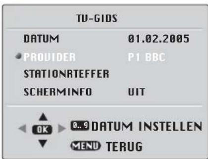 BEKO BCT 355 RF - TV GIDS (optioneel) - 2