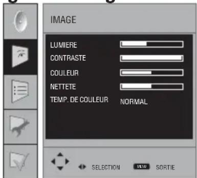 BEKO 40 LMLCDC33 - Réglage de l'image : - 1