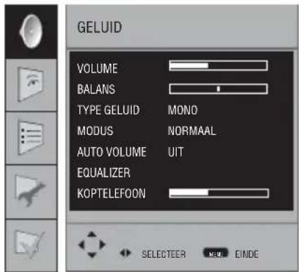 BEKO 40 LMLCDC33 - Deinstalling van hetgeluidsmenu - 1