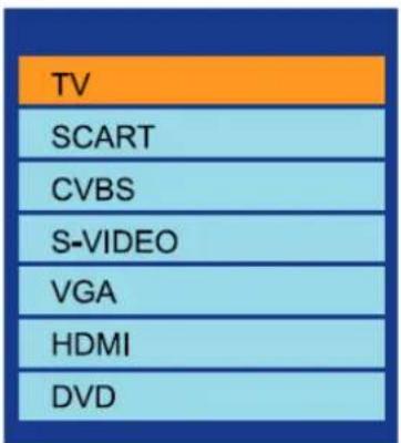 LENCO DVT2421 - Select Input source - 1