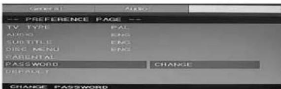 LENCO DVT228 - Passwordändern: - 1