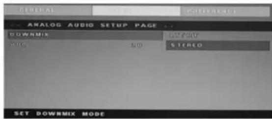 LENCO DVT228 - Analoge Audioeinstellungen - 1