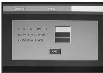 LENCO DVT228 - Password change; - 2