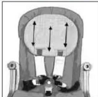 Teutonia Bliss - Galvas balsts ar regulējamu augstumu un iebū-vētu plecu siksnu augstuma regulētāju - 2