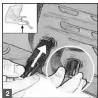 Teutonia Bliss - De hoes van het zitje verwijderen en bevestigen - 3