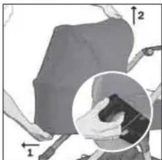 Teutonia Bliss - Verstellung der Fußstütze - 5