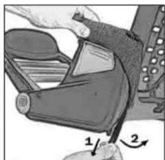 Teutonia Bliss - Käsinojan suojuksen irrotus ja kiinnitys - 1