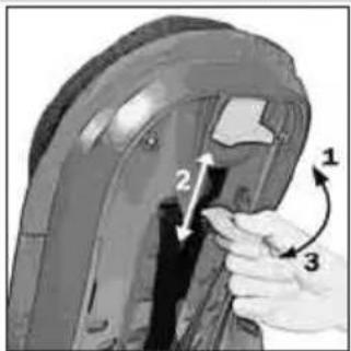 Teutonia Bliss - Vyskovo nastavitelná opierka hlavy s integrovanym nastavenim vysky ramennych popruhov - 1