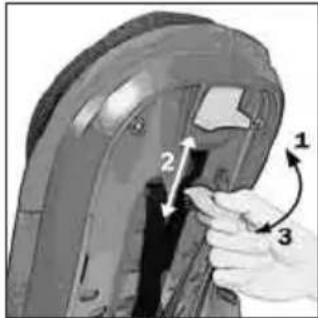 Teutonia Bliss - Height adjustable headrest with integrated shoulder straps height adjustment - 1