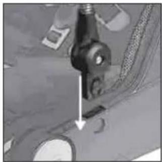 Teutonia Bliss - Verstellung der Fußstütze - 2