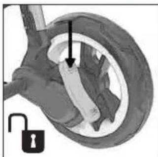 Teutonia Bliss - Verrouillage du frein de stationnement - 2