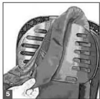 Teutonia Bliss - De hoes van het zitje verwijderen en bevestigen - 6