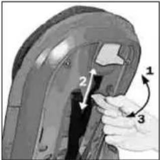 Teutonia Bliss - Vyskové nastavitelná opérka hlavy s integrovanym zařazením pro nastavení vysky ramennich popruhú - 1