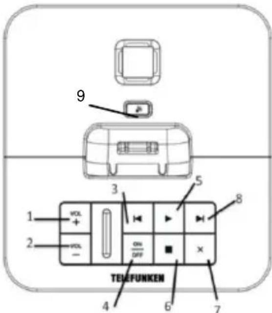 TELEFUNKEN TB 353 - Base (avec répondeur TB 351 - TB 352) - 1