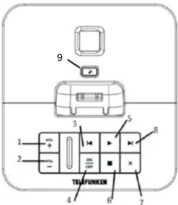 TELEFUNKEN TB 353 - Base (with Answering Machine TB 351 - TB 352) - 1