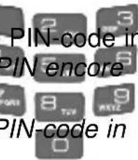 PROFOON PDX300 - PIN-Code wijzigen Modifier Code-PIN PIN-Codeändern Change PIN-Code - 8