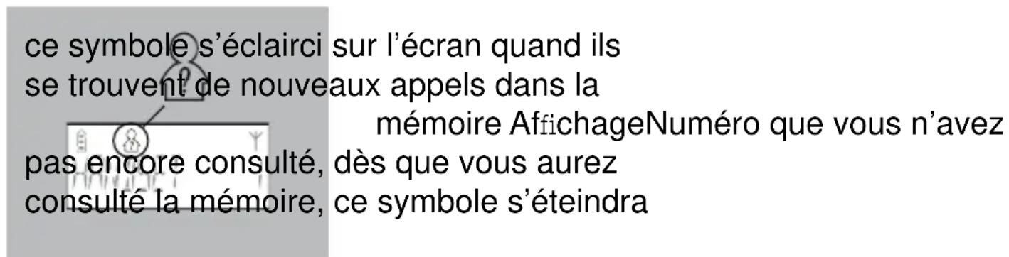 PROFOON PDX5915 - Indication nouvel appel : - 1