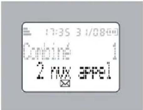 PROFOON DSIGN ALU - Indication d'un nouvel appel : - 1