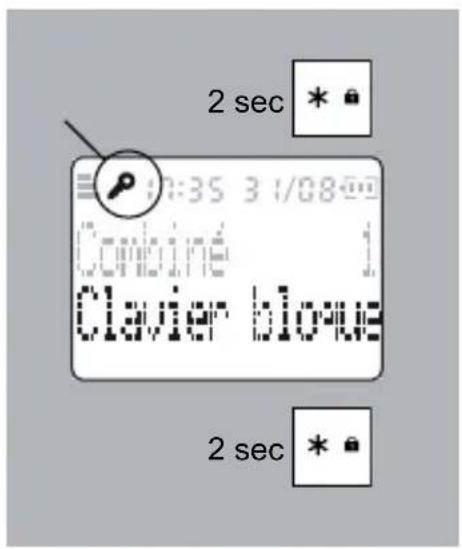 PROFOON DSIGN ALU - Blocage des touches : - 1