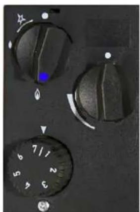 Well Straler A99E - Allumage du brûleur principal et réglage de la temperature - 1