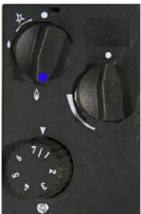 Well Straler A108R - Allumage du brûleur principal et réglage de la temperature - 1