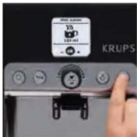 KRUPS Espresseria Automatic EA6990 - Rinsing the circuits - 3