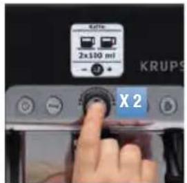 KRUPS Espresseria Automatic EA6990 - Funktion med 2 kopper - 2