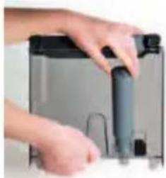 KRUPS Espresseria Automatic EA6990 - Caution! To prime the cartridge correctly, follow this procedure every time you fit a cartridge. - 1