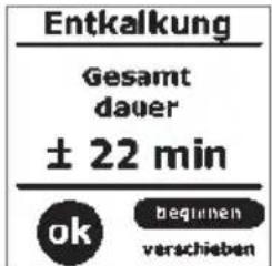 KRUPS Espresseria Automatic EA6990 - Entkalkungsprogramm - Gesamtdauer: ca. 22 Minuten - 4
