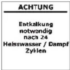 KRUPS Espresseria Automatic EA6990 - Entkalkungsprogramm - Gesamtdauer: ca. 22 Minuten - 3