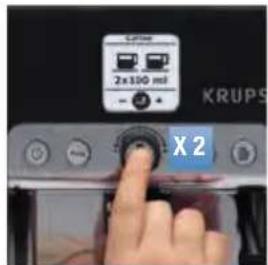 KRUPS Espresseria Automatic EA6990 - 2-cup function - 2