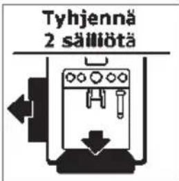 KRUPS Espresseria Automatic EA6990 - Kahvinporojen keruuastian ja tippa-altaan tyhjennys, puhdistuskaukalon puhdistus - 1