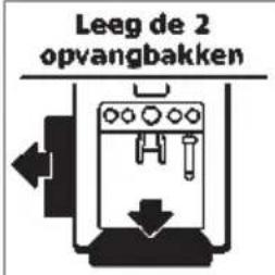 KRUPS Espresseria Automatic EA6990 - Legen van de koffiedik-opvangbak, de koffielade en het lekbakje - 1